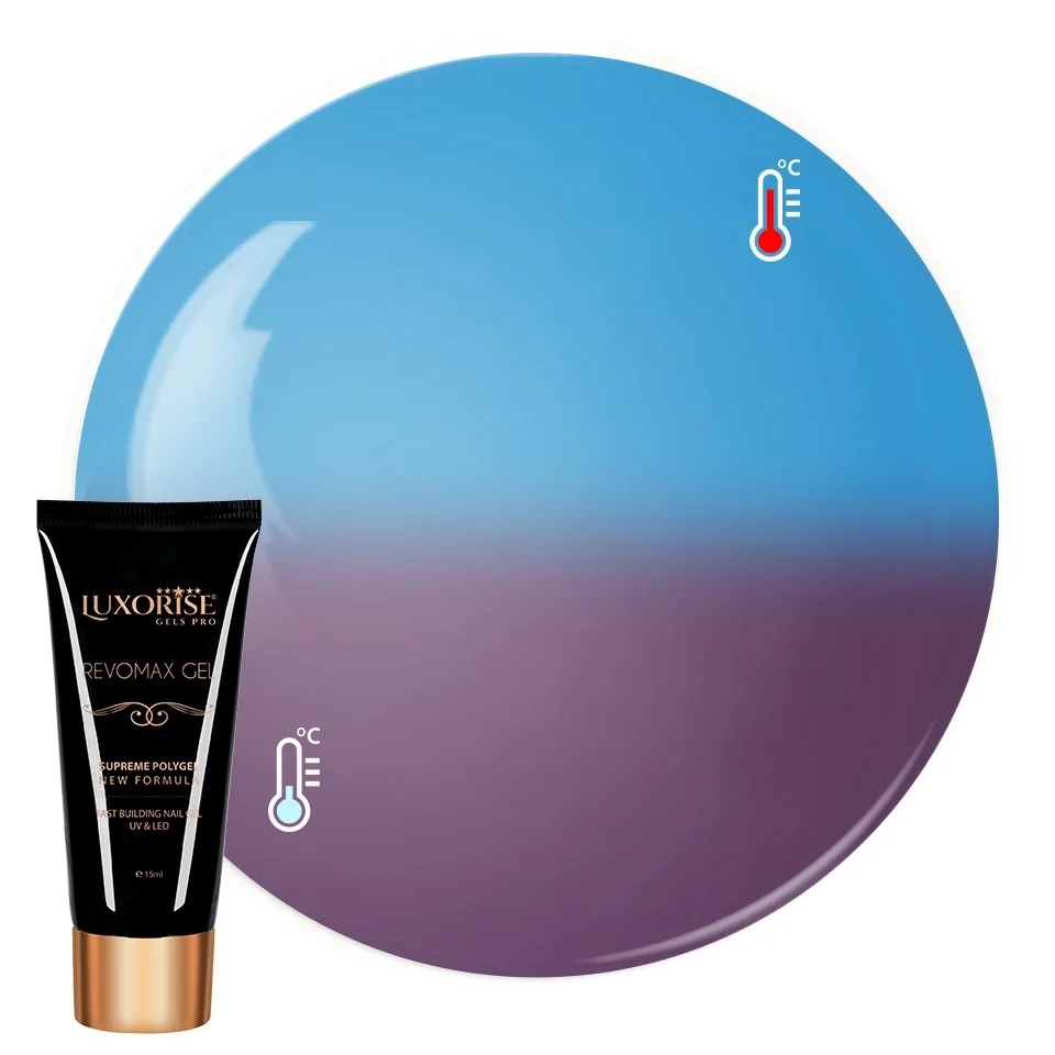 Polygel Thermo REVOMAX GEL LUXORISE Blossom Lilac, 15ml