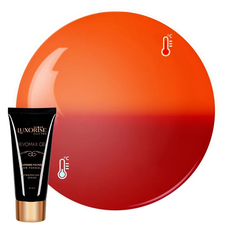 Polygel Thermo REVOMAX GEL LUXORISE Opulent Cherry, 15ml