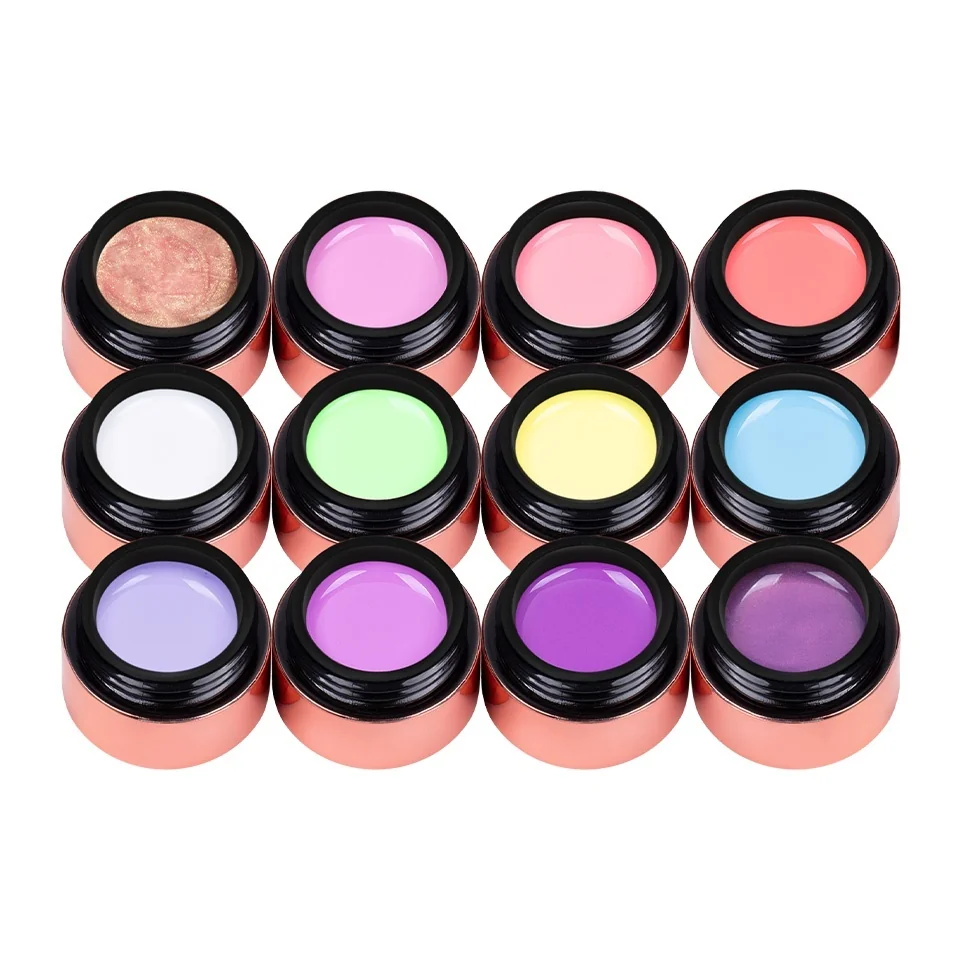 Set 12 Geluri UV Colorate LUXORISE, Unicorn Dreams