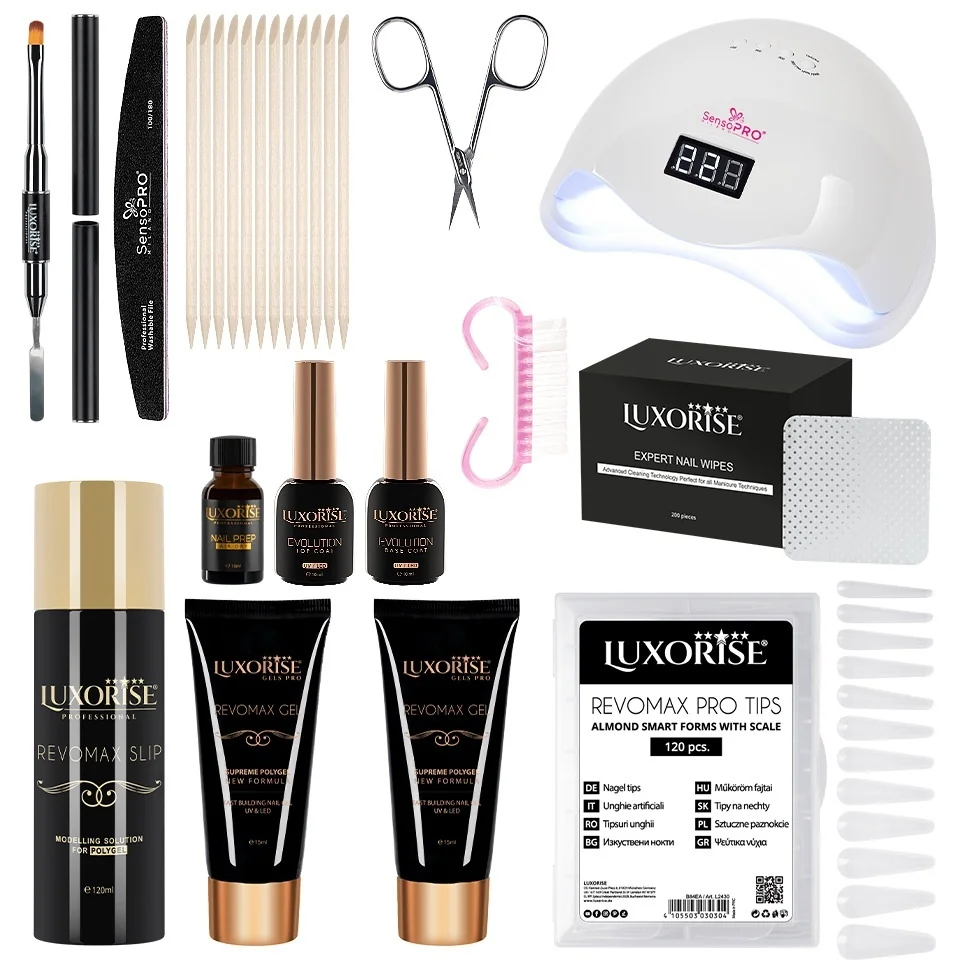 Kit Polygel LUXORISE Sculpt Elite cu Lampa #13