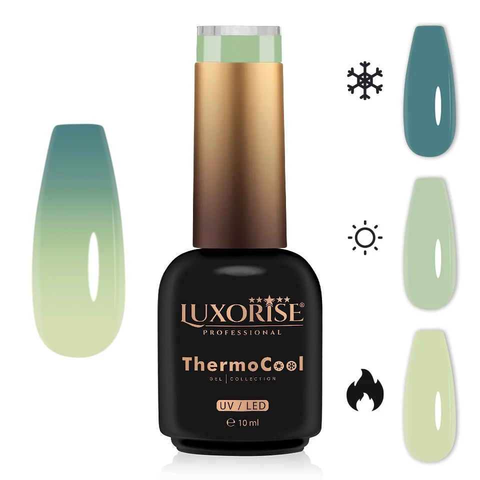 Oja Semipermanenta Termica 3 Culori LUXORISE ThermoCool - Summer Cocktail 10ml