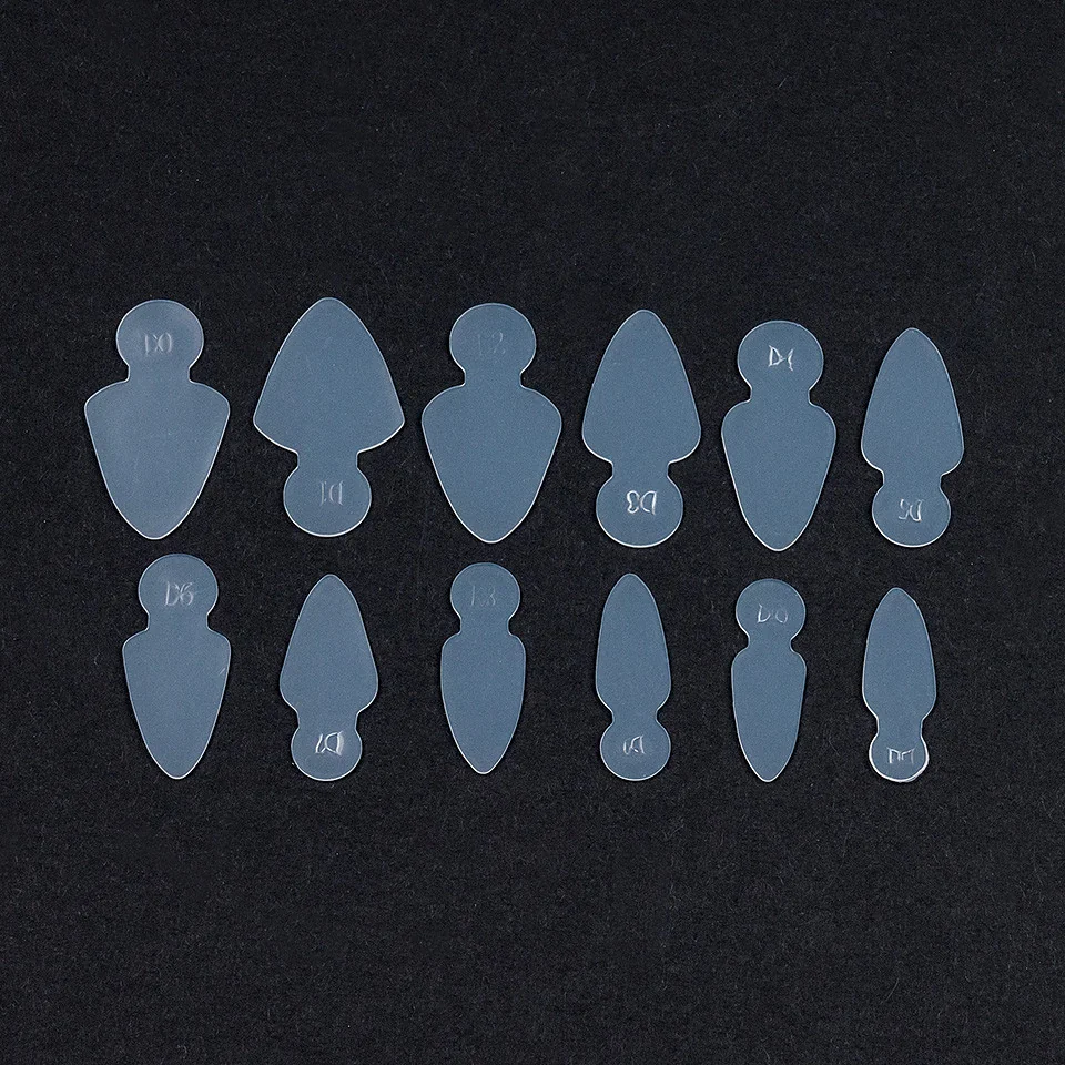 French Silicone Pads Reutilizabile LUXORISE pentru Tipsuri Smart Forms, 120 buc LX02