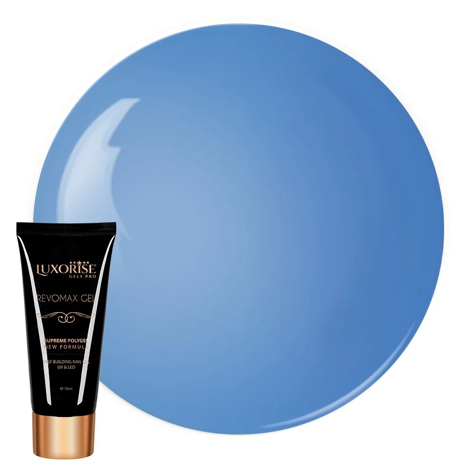 Polygel REVOMAX GEL LUXORISE Blueberry Frosting, 15ml