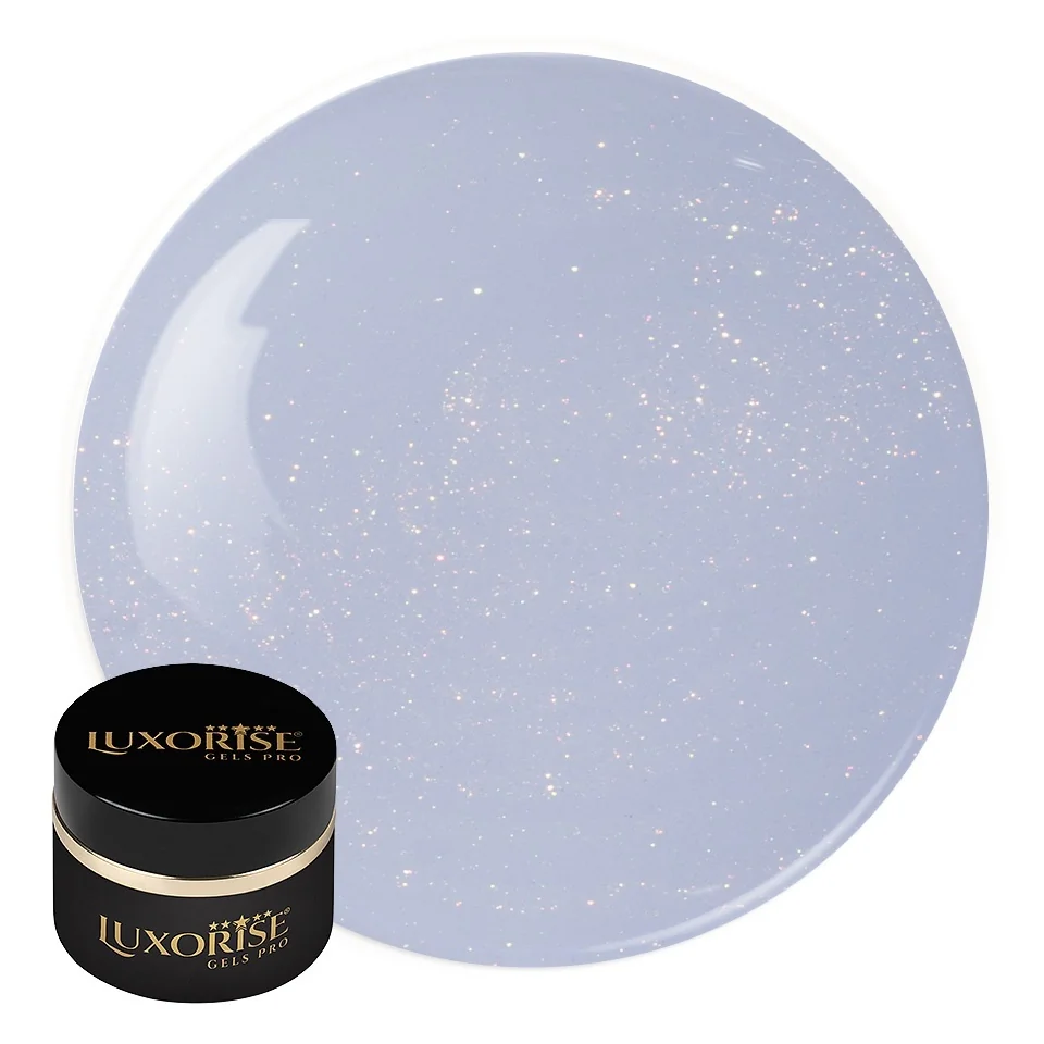 Gel UV Constructie Unghii RevoFlex LUXORISE 15ml, Pearlized Blue