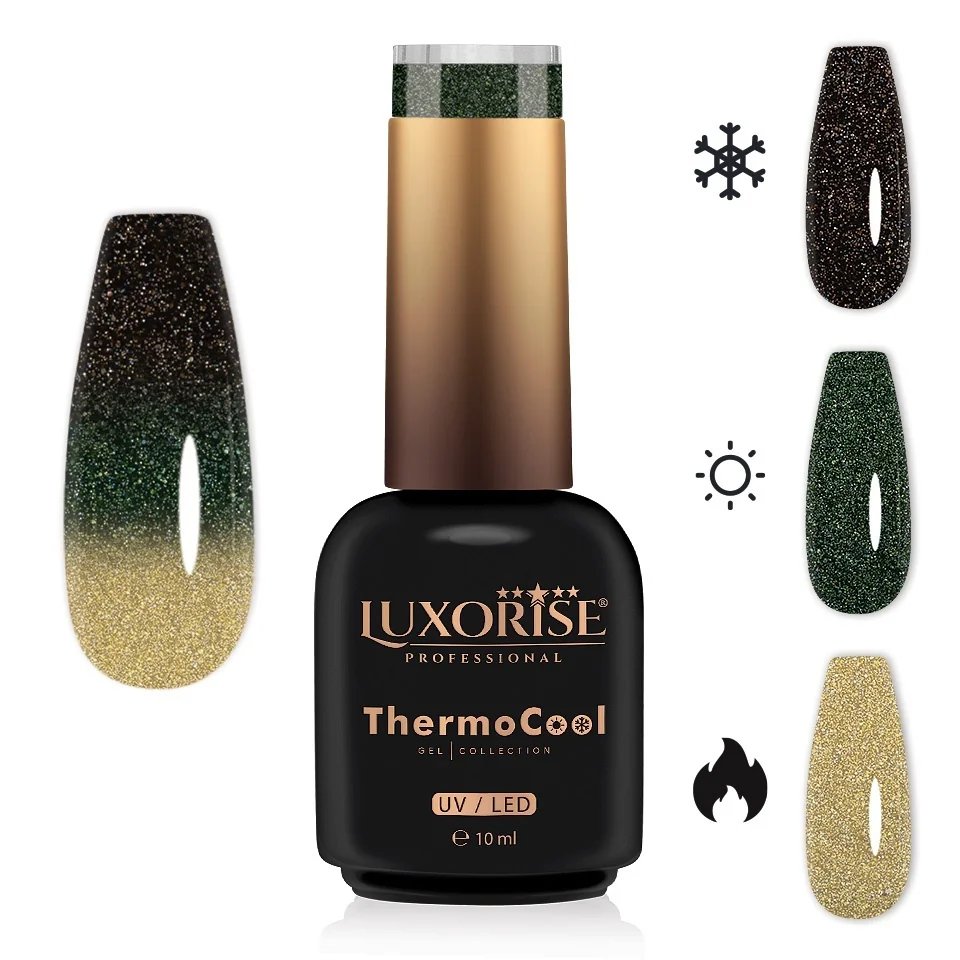 Oja Semipermanenta Termica 3 Culori LUXORISE ThermoCool - Fantasy Night 10ml