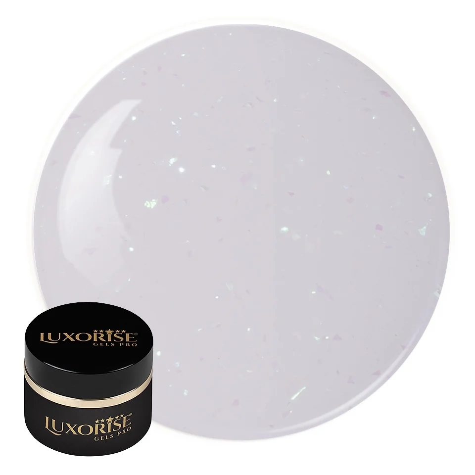 Gel UV Constructie Unghii RevoFlex LUXORISE 15ml, White Radiance