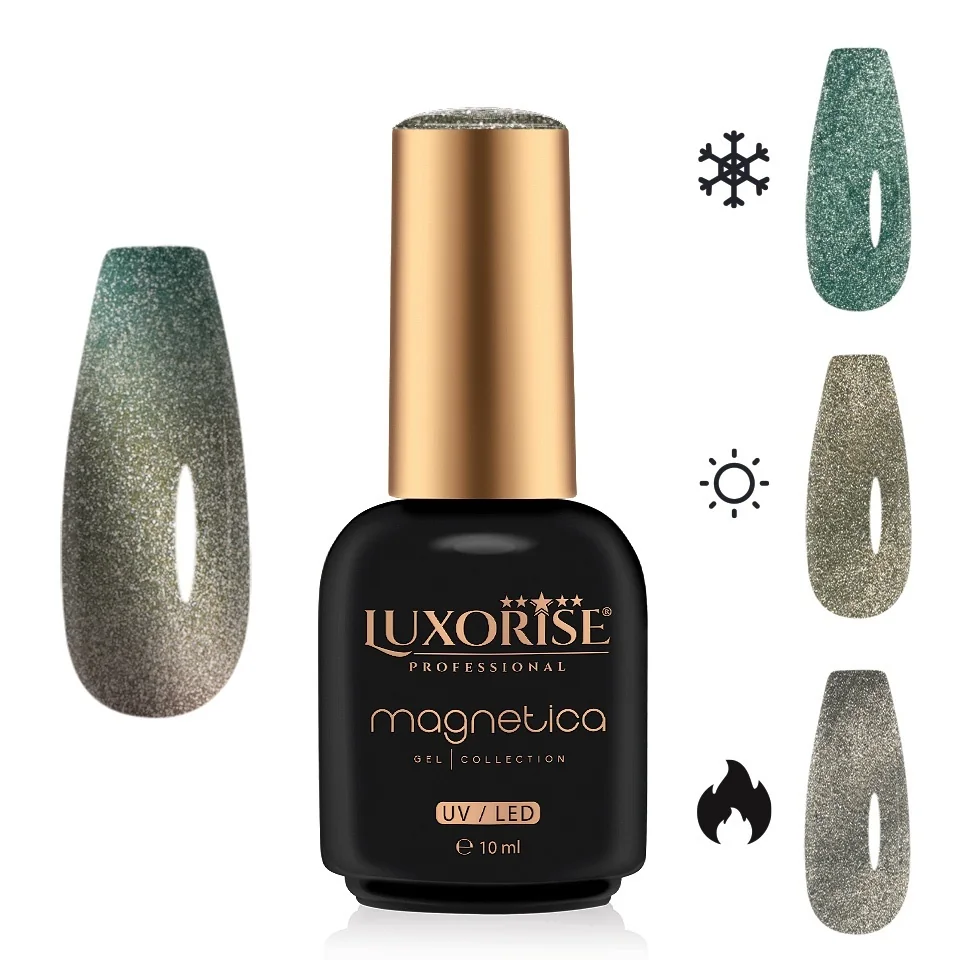 Oja Semipermanenta LUXORISE MAGNETICA - ThermoCharm, Mint Breeze 10ml