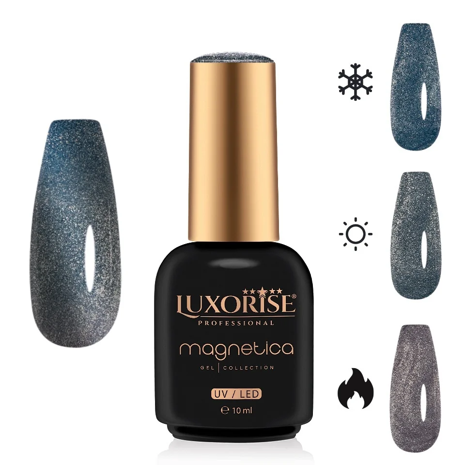 Oja Semipermanenta LUXORISE MAGNETICA - ThermoCharm, Lagoon Magic 10ml