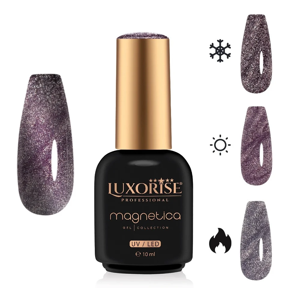 Oja Semipermanenta LUXORISE MAGNETICA - ThermoCharm, Truffle Twilight 10ml