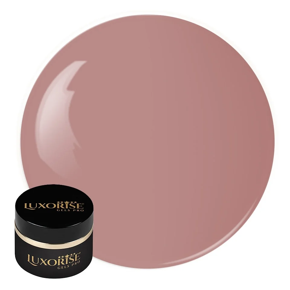 Gel UV Unghii Cover Builder RevoFlex LUXORISE 15ml, Cover Nude - Dark