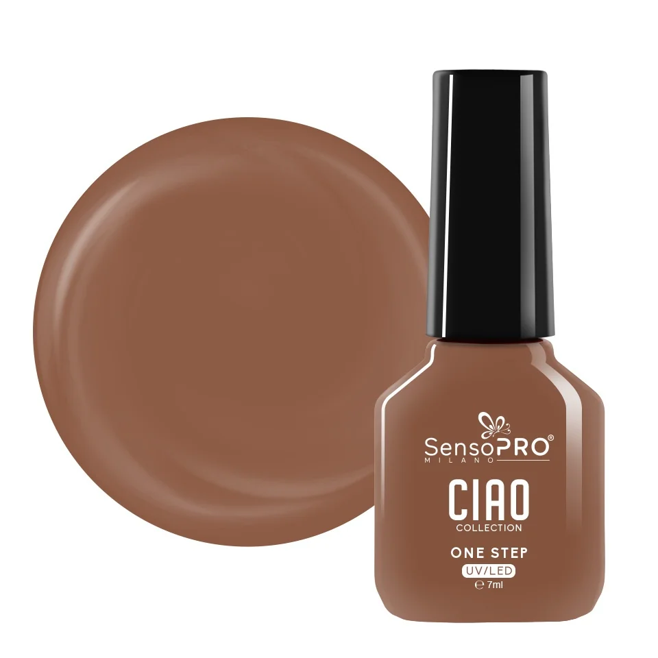 Oja Semipermanenta One Step SensoPRO Milano, CIAO Collection - Cocoa Butter 7ml