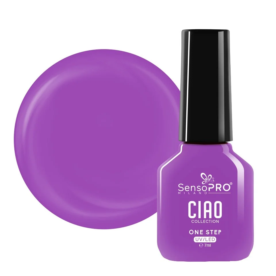 Oja Semipermanenta One Step SensoPRO Milano, CIAO Collection - Royal Amethyst 7ml