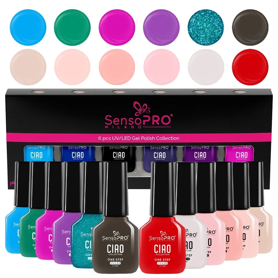 Set 12 Oje Semipermanente CIAO One Step SensoPRO Milano - CIAO, Beauty!