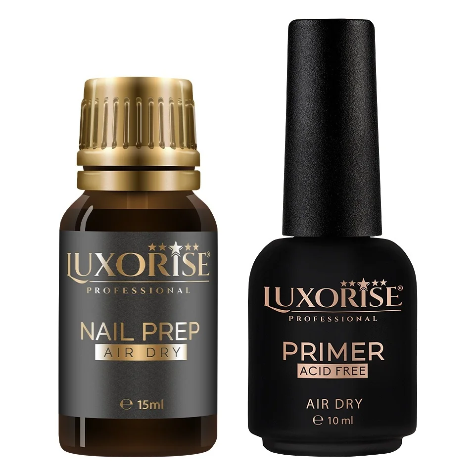 Set Nail Prep &amp; Primer fara Acid, LUXORISE