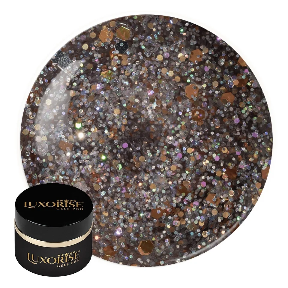 Gel UV Constructie Unghii RevoFlex LUXORISE 15ml, Champagne Radiance