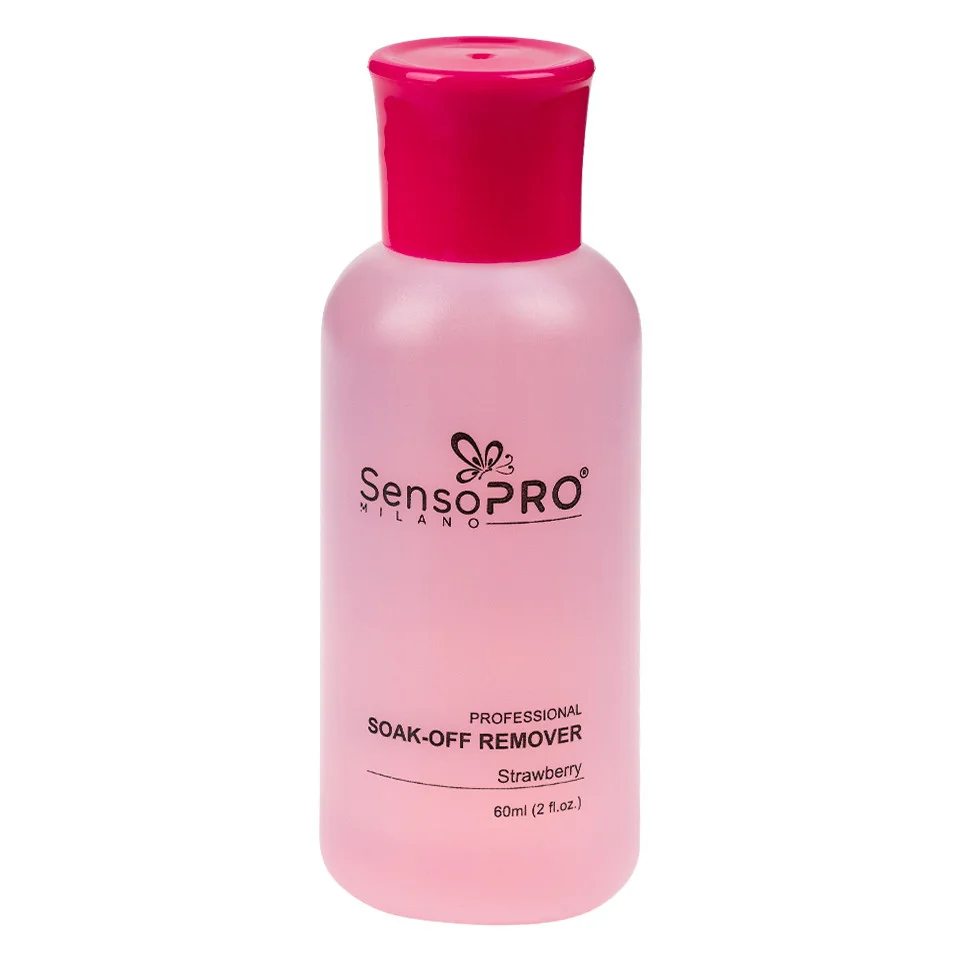 Soak-Off Remover Strawberry SensoPRO Milano, 60ml