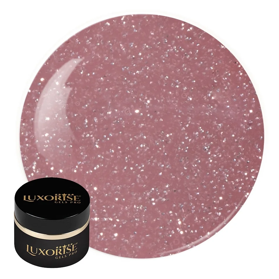 Gel UV Constructie Unghii RevoFlex Disco LUXORISE 15ml, Effervescent Glow