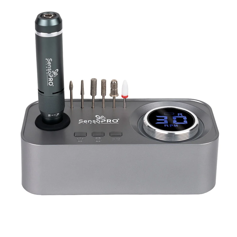 Freza Unghii TitanEdge PRO 35.000RPM - SensoPRO Milano, Titanium silver