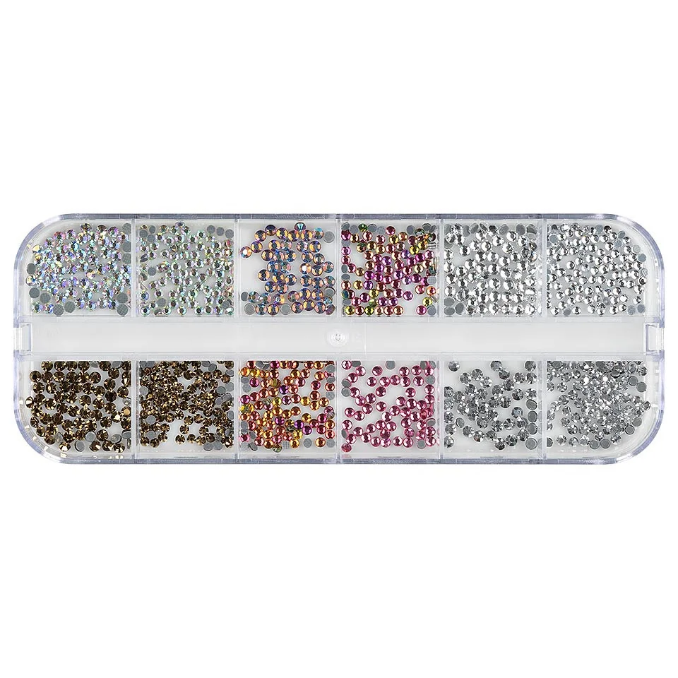 Strasuri Unghii LUXORISE, Paradise Crystals, 12 modele