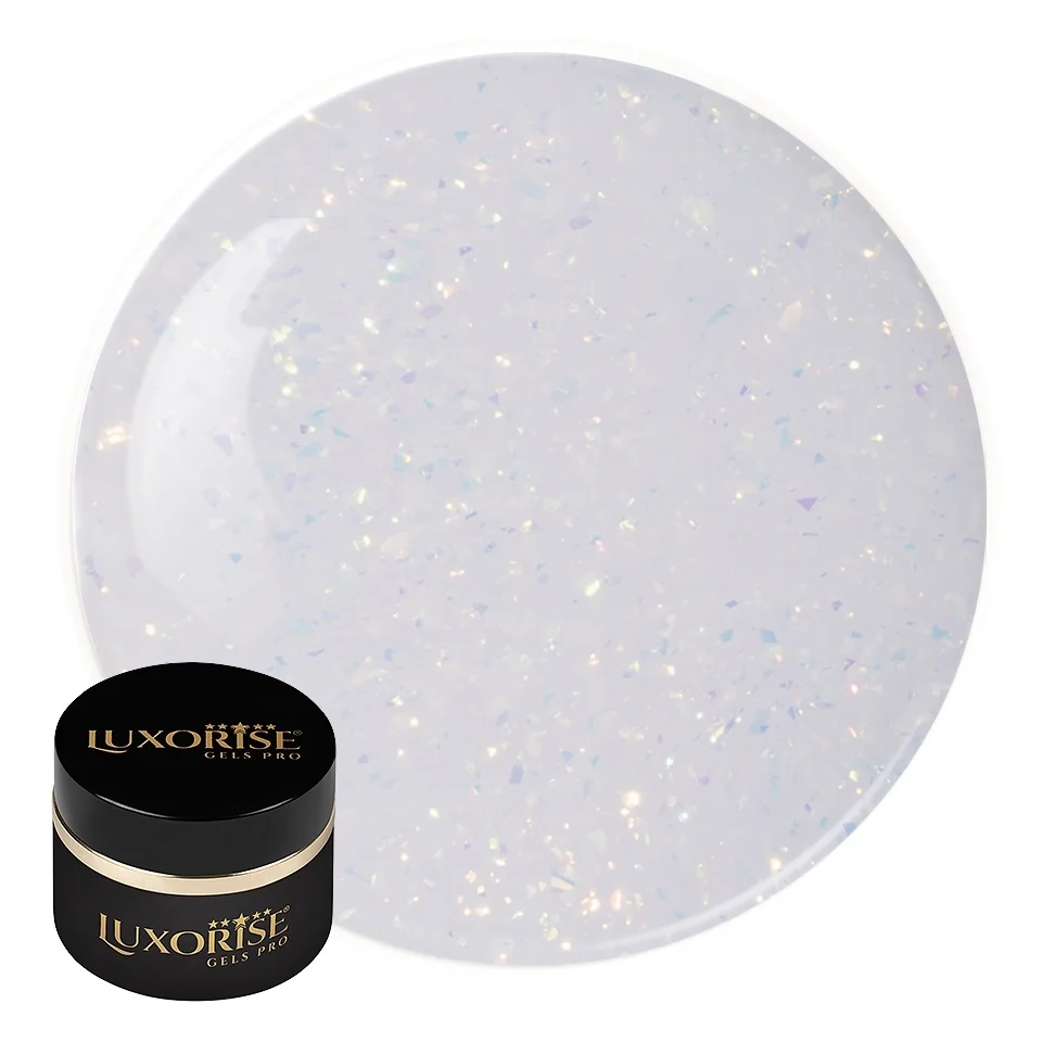 Gel UV Constructie Unghii RevoFlex LUXORISE 30ml, Angelic Glimmer