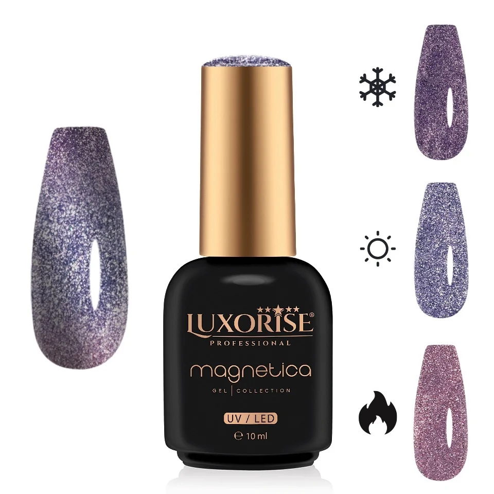 Oja Semipermanenta LUXORISE MAGNETICA - ThermoCharm, Orchid Opulence 10ml