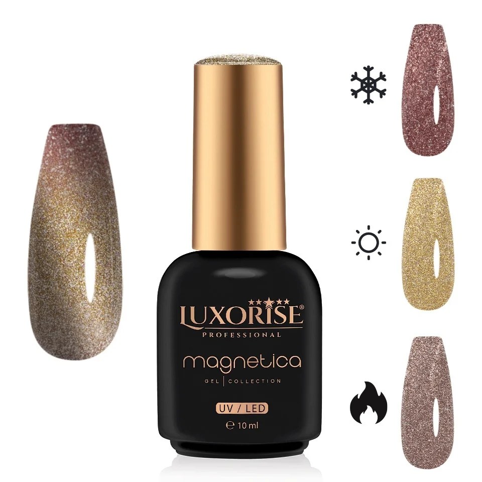 Oja Semipermanenta LUXORISE MAGNETICA - ThermoCharm, Siren Sunset 10ml