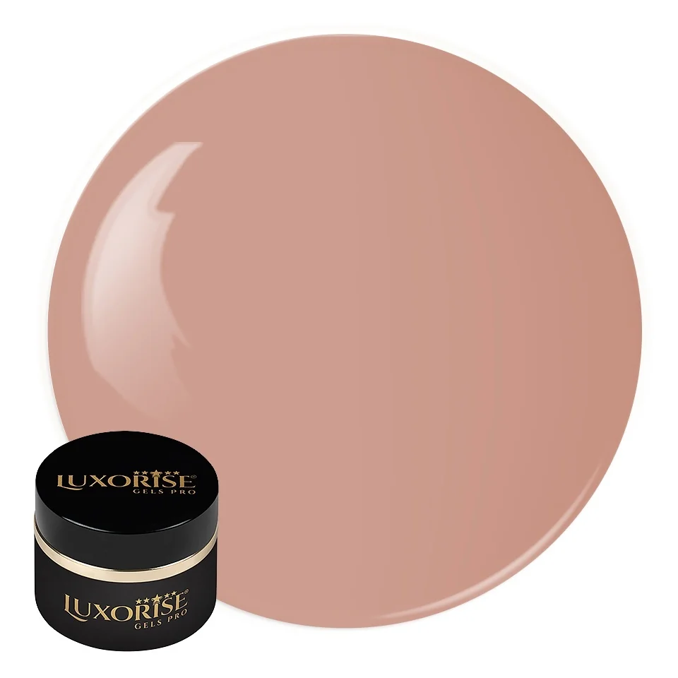 Gel UV Constructie Unghii RevoFlex LUXORISE 30ml, Cover Nude - Light