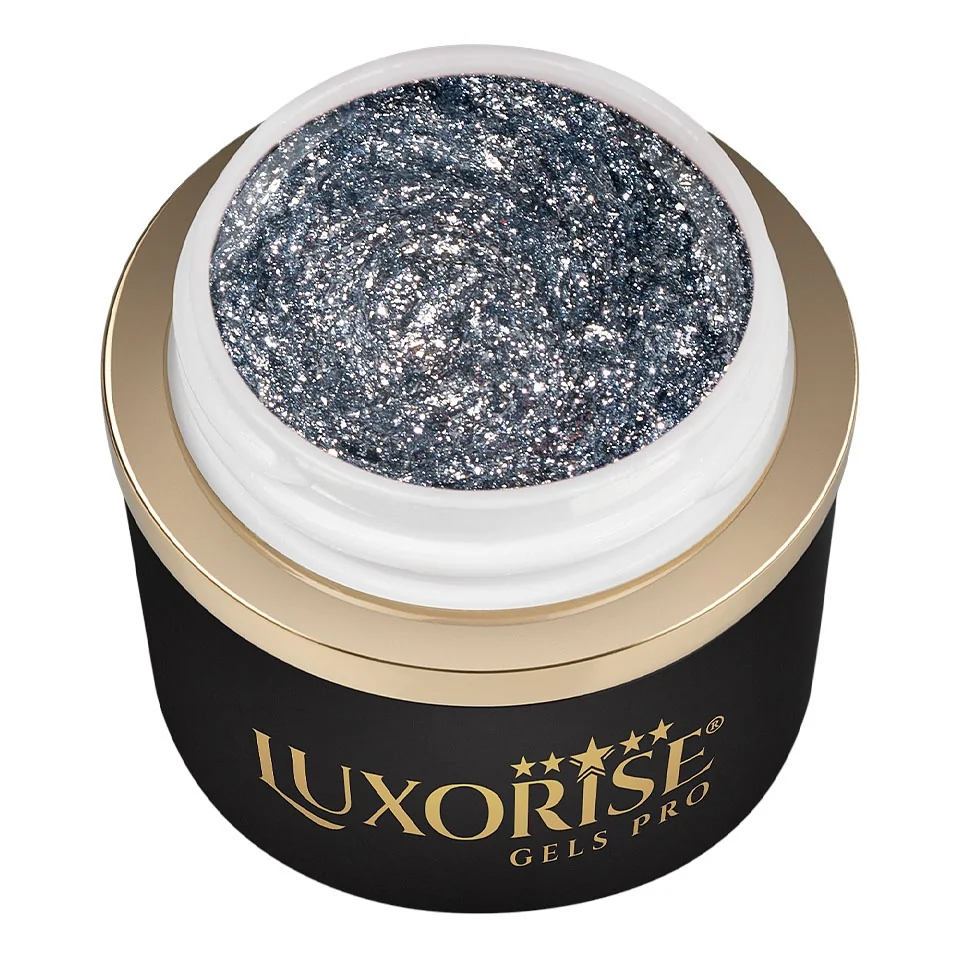 Gel Design 3D LUXORISE - Royal Glitz, Smoke Shine 5ml