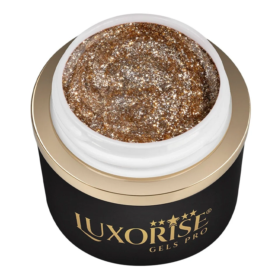 Gel Design 3D LUXORISE - Royal Glitz, Desert Gold 5ml