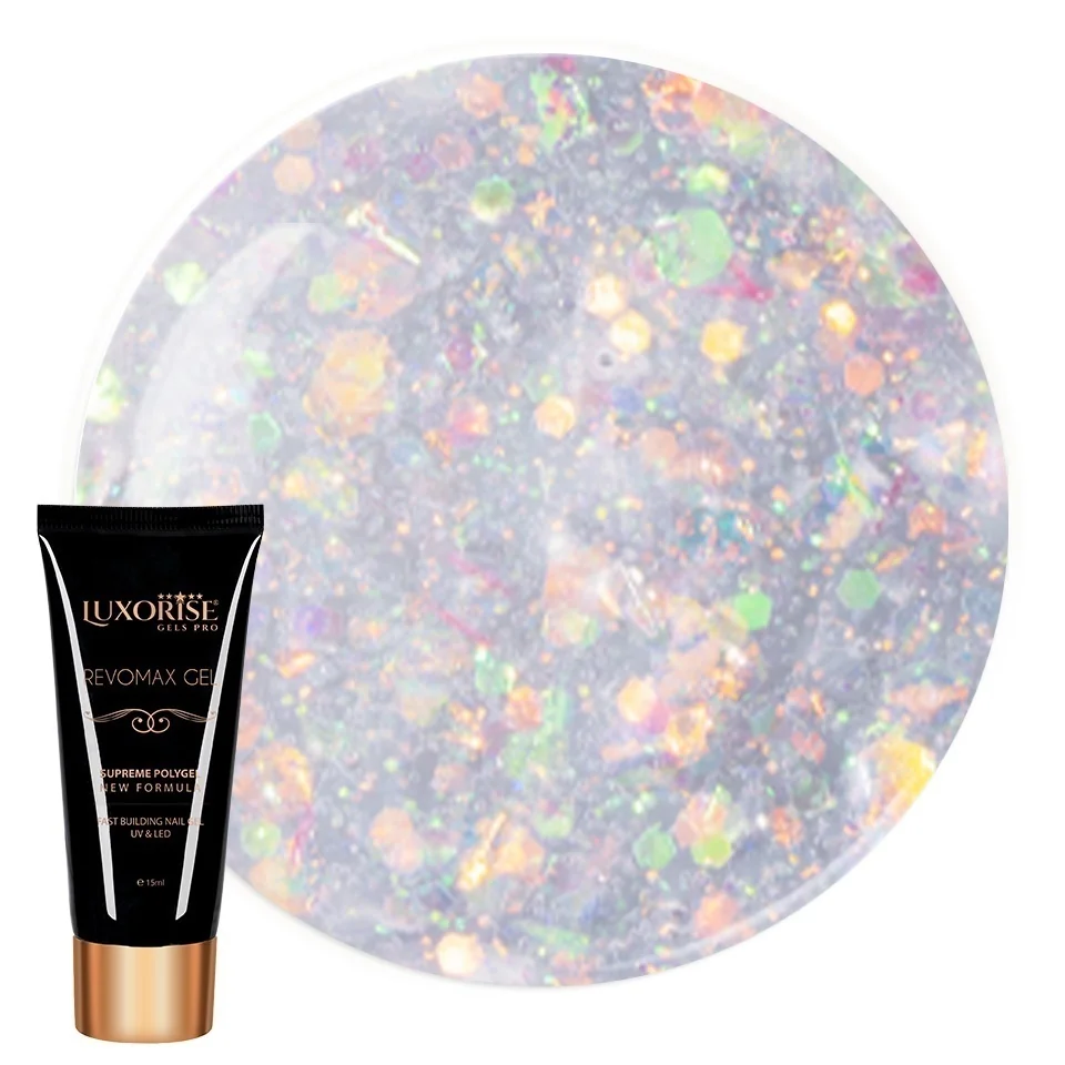 Polygel REVOMAX GEL LUXORISE Pearl Magic, 15ml