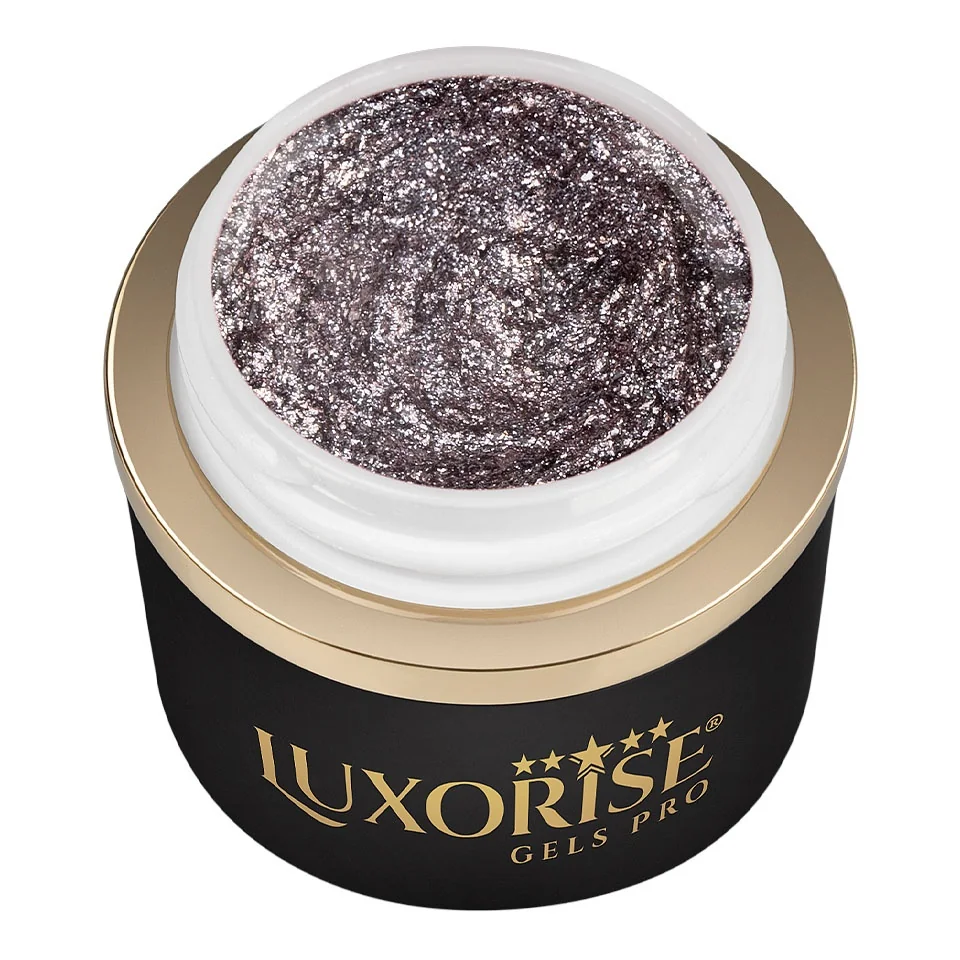 Gel Design 3D LUXORISE - Royal Glitz, Platinum Shine 5ml