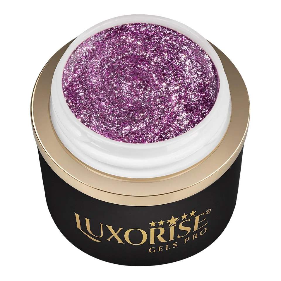 Gel Design 3D LUXORISE - Royal Glitz, Mystic Purple 5ml
