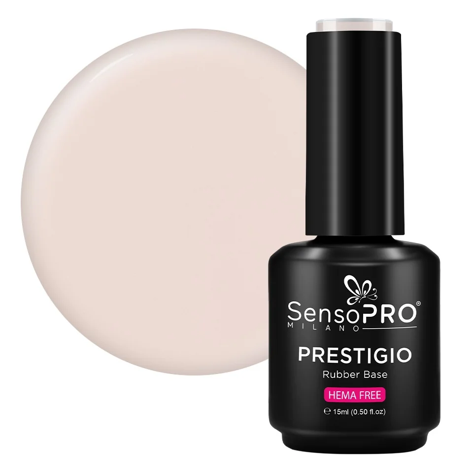 Rubber Base PRESTIGIO SensoPRO Milano - Creamy Glow 15ml