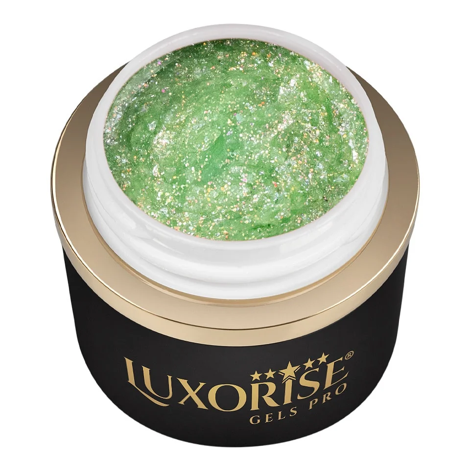 Gel Design 3D LUXORISE - Royal Glitz, Pixie Green 5ml