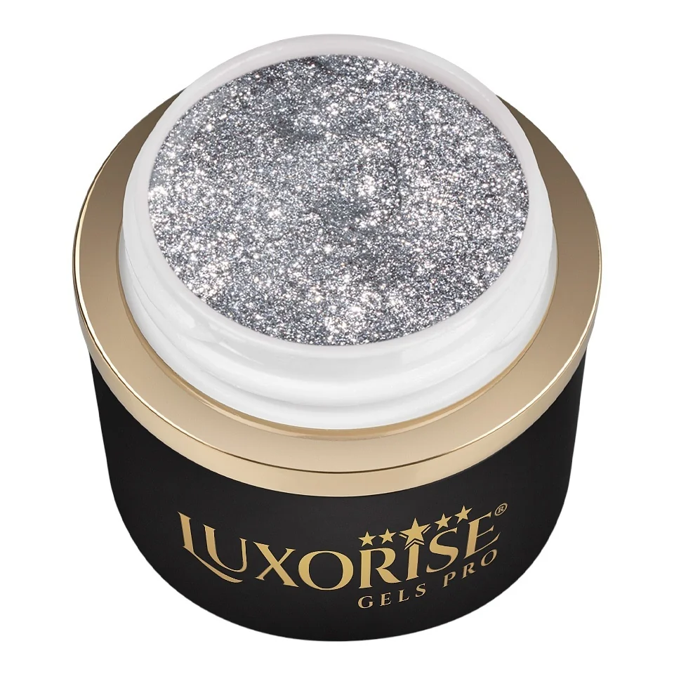 Gel Design 3D LUXORISE - Royal Glitz, Silver Cloud 5ml