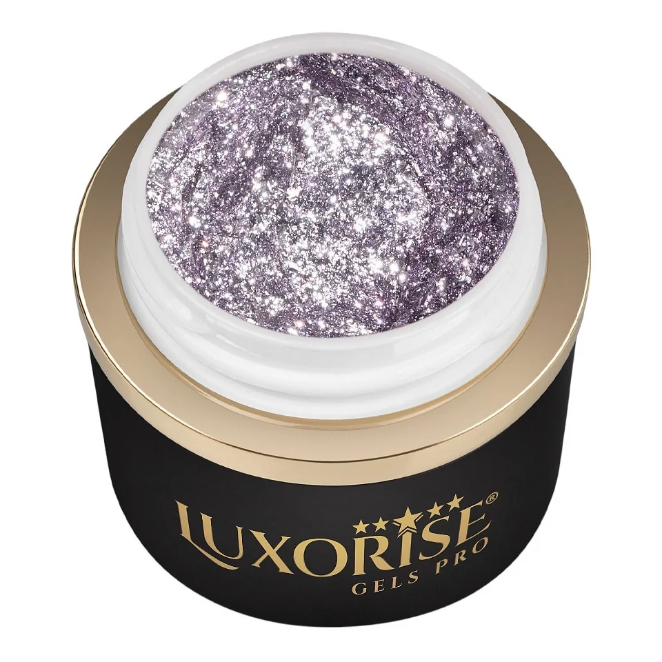 Gel Design 3D LUXORISE - Royal Glitz, Crystal Plum 5ml