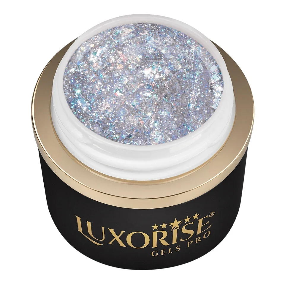 Gel Design 3D LUXORISE - Royal Glitz, Bright Silver 5ml
