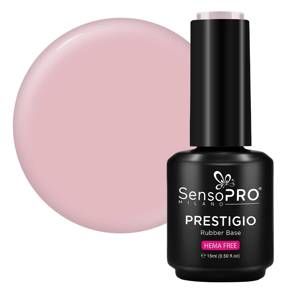 Rubber Base PRESTIGIO SensoPRO Milano - Blushing Rose 15ml