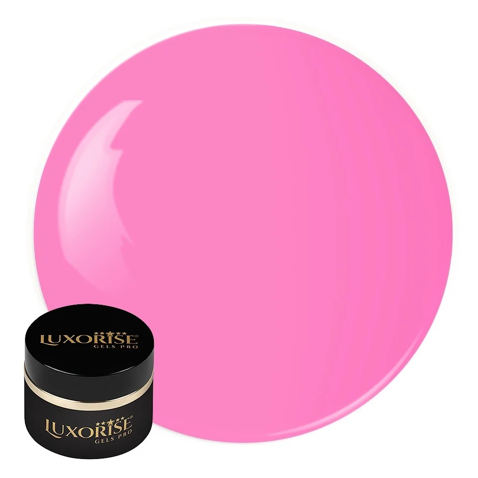 Gel UV Constructie Unghii RevoFlex Neon LUXORISE 15ml, Pink