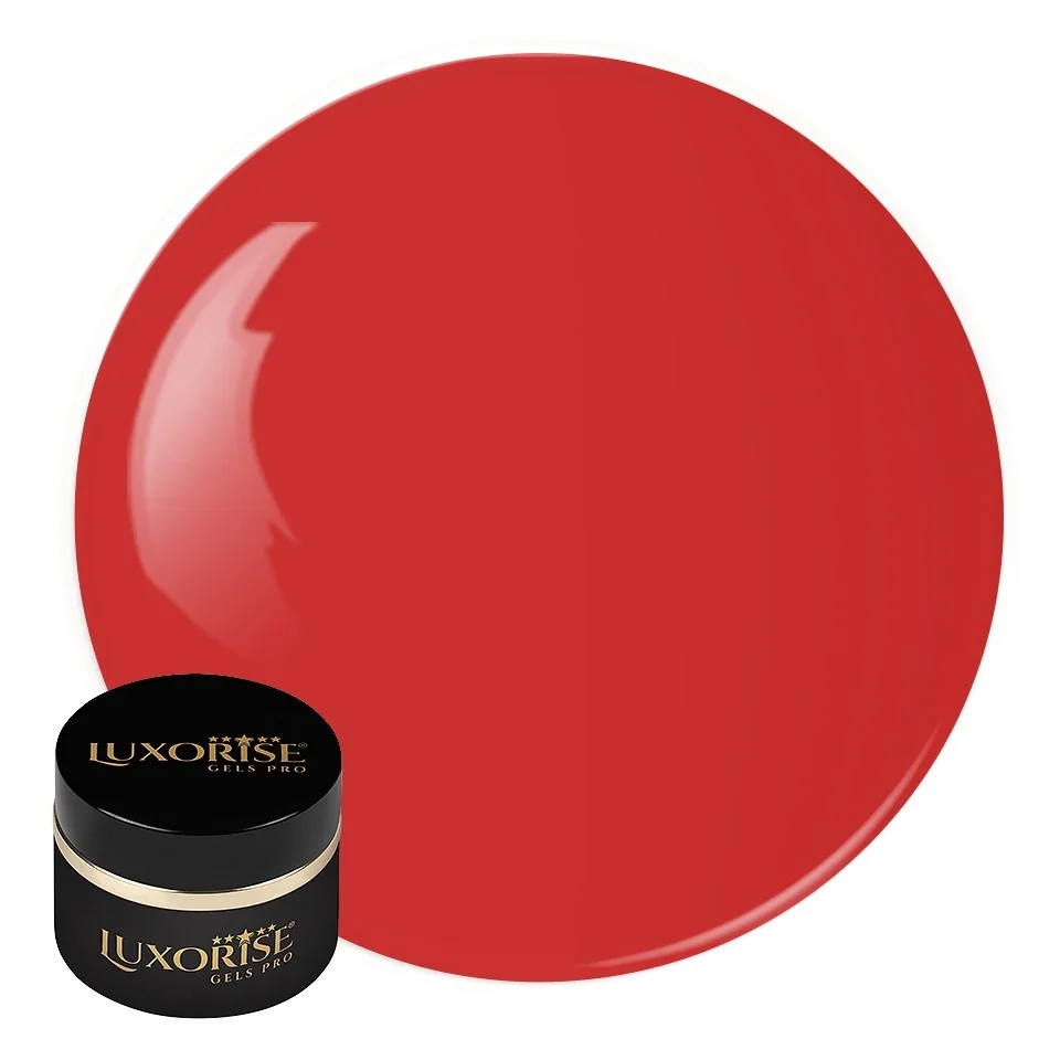 Gel UV Constructie Unghii RevoFlex Neon LUXORISE 15ml, Red