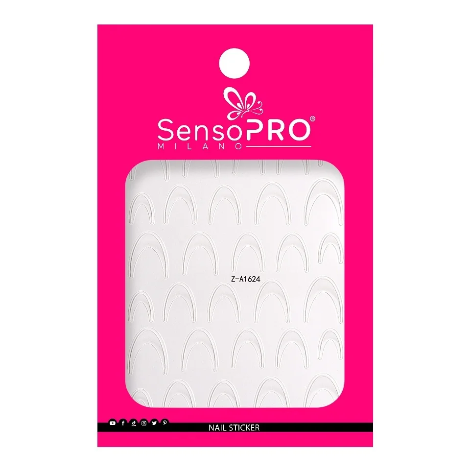 Abtibild Unghii SensoPRO Milano - French White