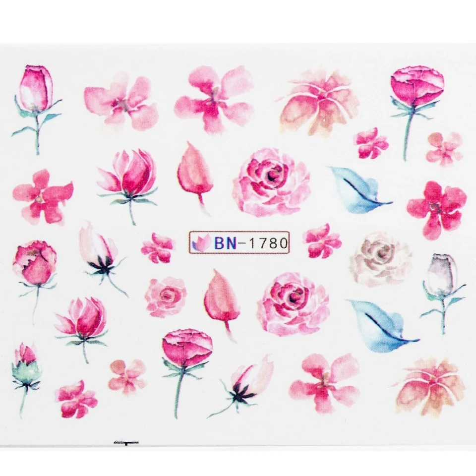 Tatuaj Unghii LUXORISE Flower Book, BN-1780