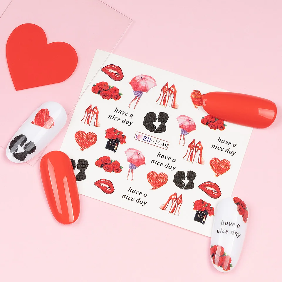 Tatuaj Unghii LUXORISE Love Rocks, BN-1549