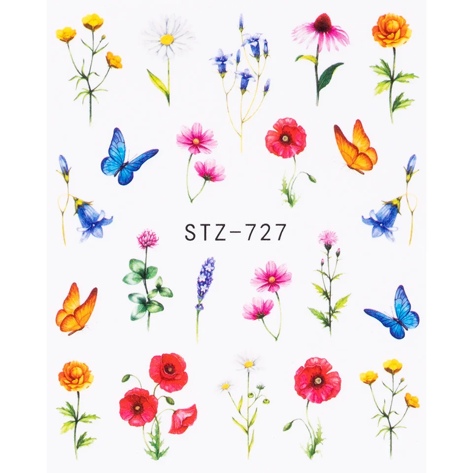 Tatuaj Unghii LUXORISE Flower Pop, STZ-727