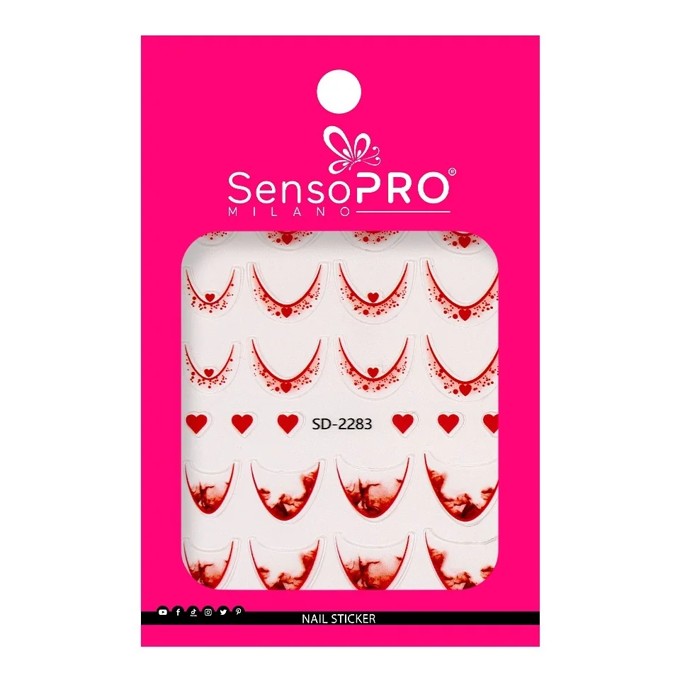 Abtibild Unghii SensoPRO Milano - Magma French