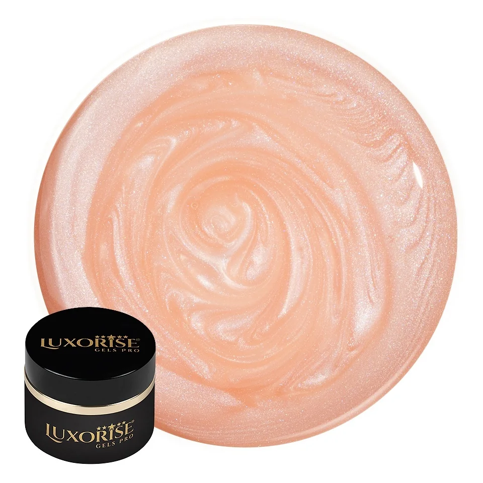 Gel UV Constructie Unghii RevoFlex Royal Pearls LUXORISE 15ml, Golden Muse