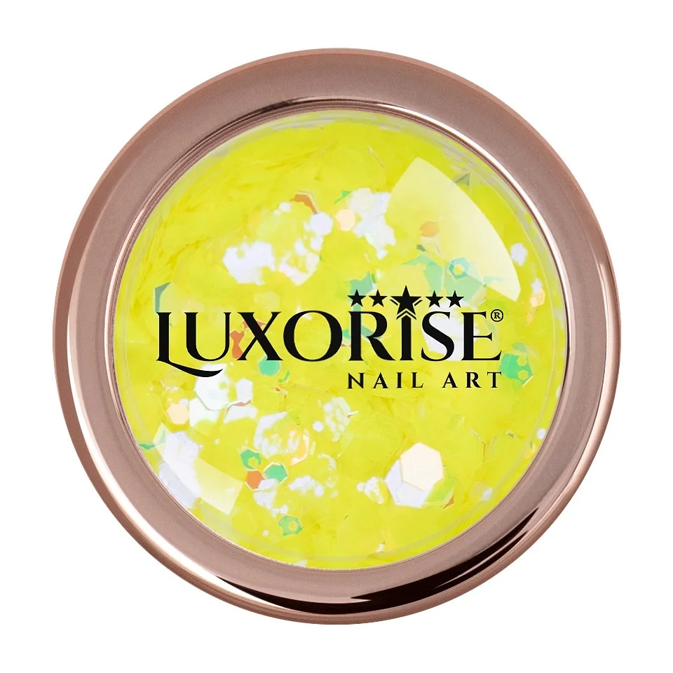 Paiete Unghii Neon Fluorescent LUXORISE, Lime