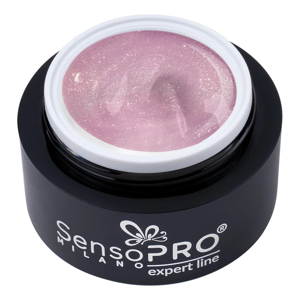 Gel Constructie Unghii Expert Line SensoPRO Milano - Pink Glow 30ml