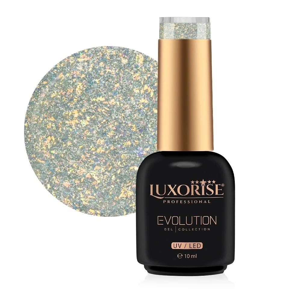 Oja Semipermanenta LUXORISE Evolution, Fairy Glow - Fairy Gleam Gold 10ml