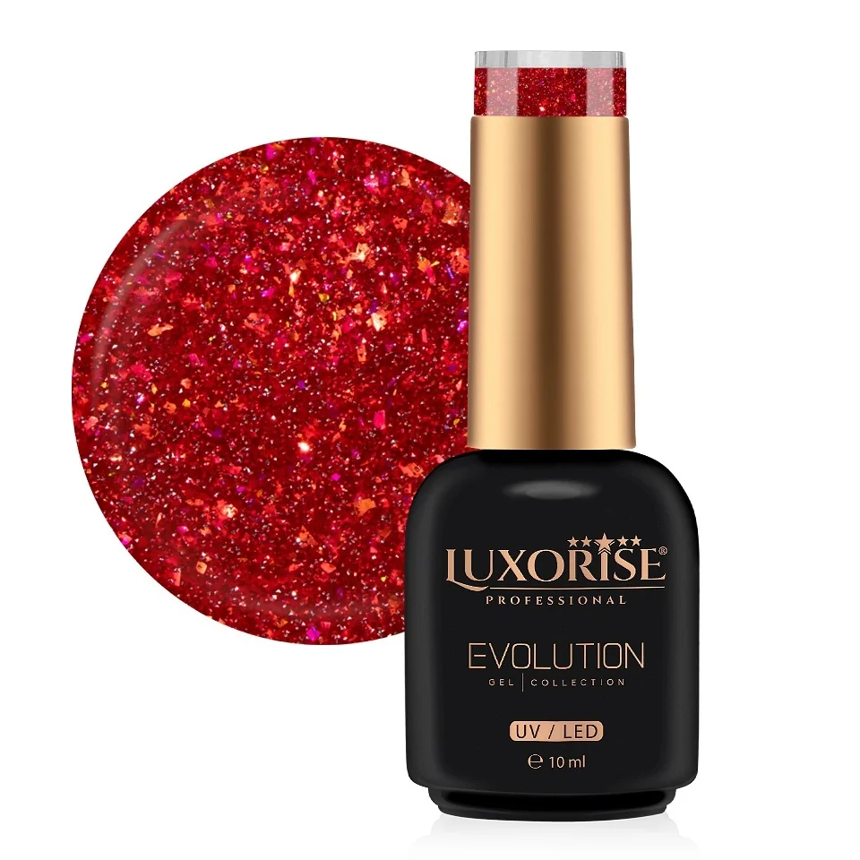 Oja Semipermanenta LUXORISE Evolution, Fairy Glow - Ruby Charm 10ml